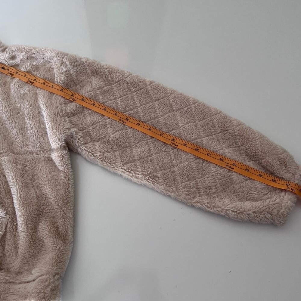 Crave Fame Beige Half Zip Pull Over Comfy Sweater- XL - Picture 7 of 7